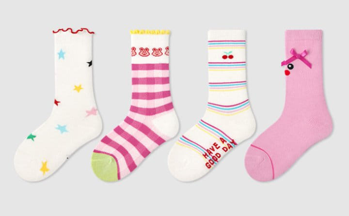 A.JAYE - Korean Children Fashion - #littlefashionista - 619 Good Day Socks