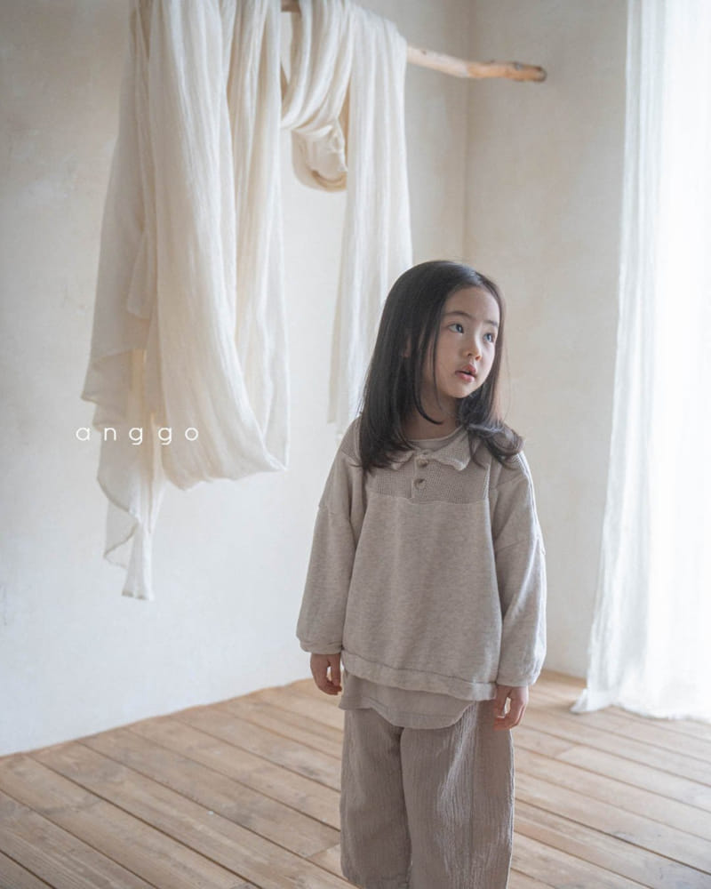 Anggo - Korean Children Fashion - #childrensboutique - Waffle Kitcat Sweatshirt - 9
