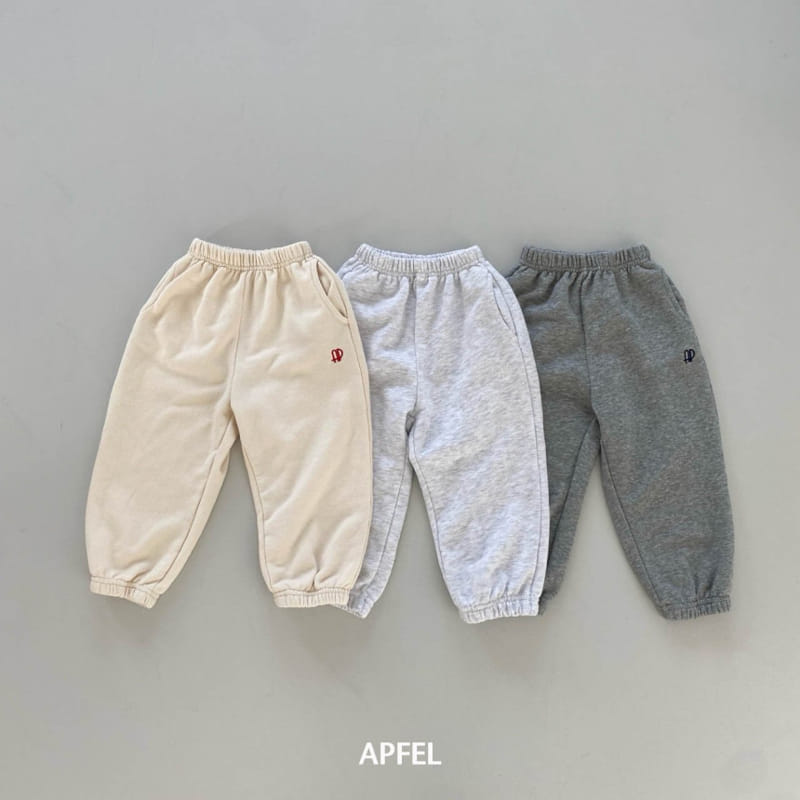 Apfel - Korean Children Fashion - #fashionkids - Plain Jogger