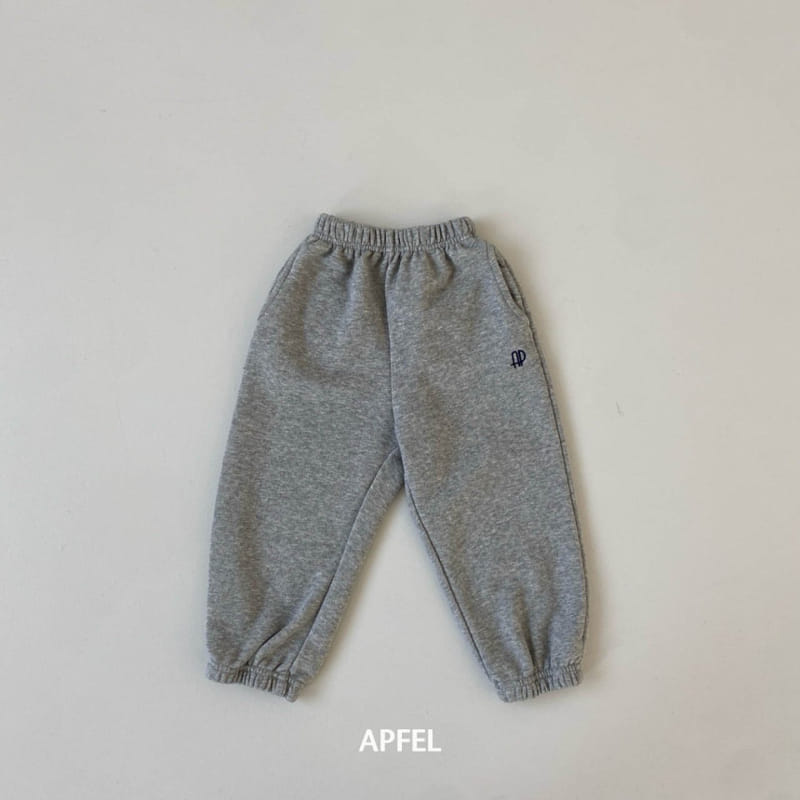 Apfel - Korean Children Fashion - #kidsstore - Plain Jogger - 3