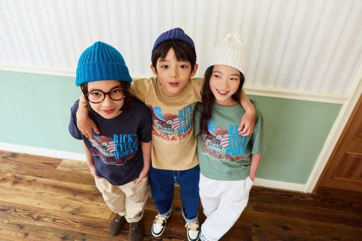 Apple Smile - Korean Children Fashion - #discoveringself - Eagle Tee