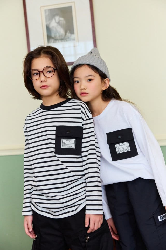 Apple Smile - Korean Children Fashion - #minifashionista - MC Pocket Tee