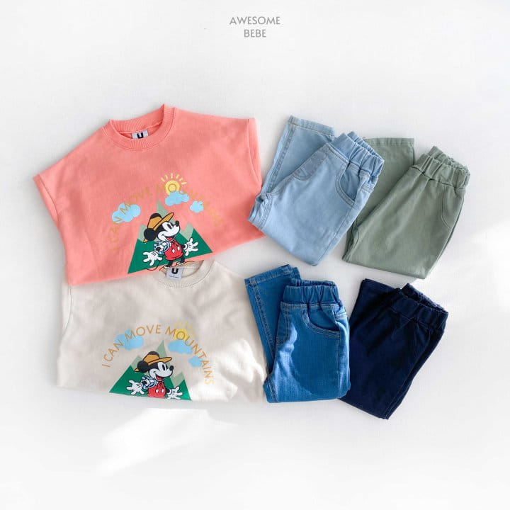 Awesome Bebe - Korean Children Fashion - #toddlerclothing - Mountain M Sweatshirt