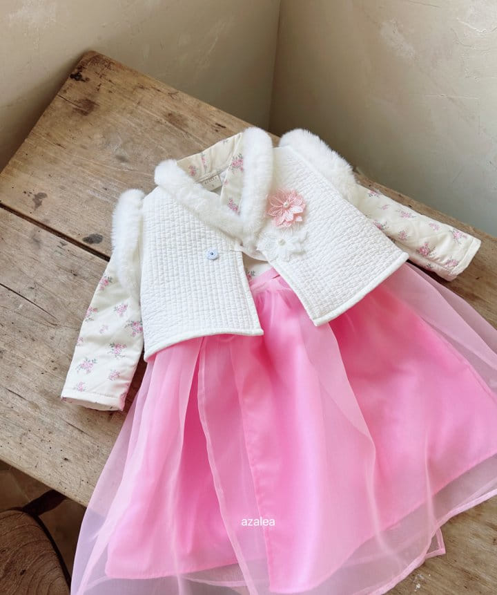 Azalea - Korean Children Fashion - #littlefashionista - Floral Leaf Vest - 7