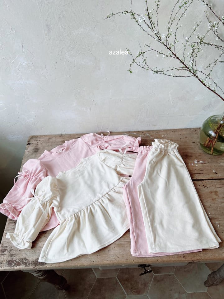 Azalea - Korean Children Fashion - #toddlerclothing - Cotton Candy Top Botton Set