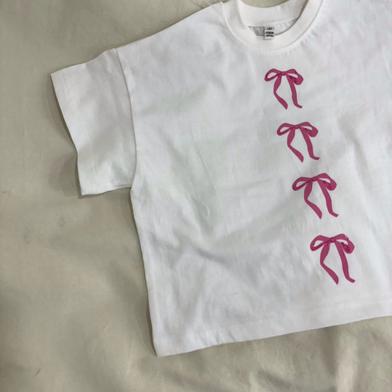 Boboj - Korean Children Fashion - #stylishchildhood - Mom Line Ribbon Tee