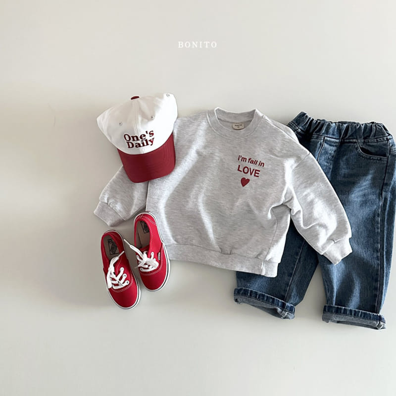 Bonito - Korean Baby Fashion - #babyboutiqueclothing - Fall In Love Sweatshirt - 6