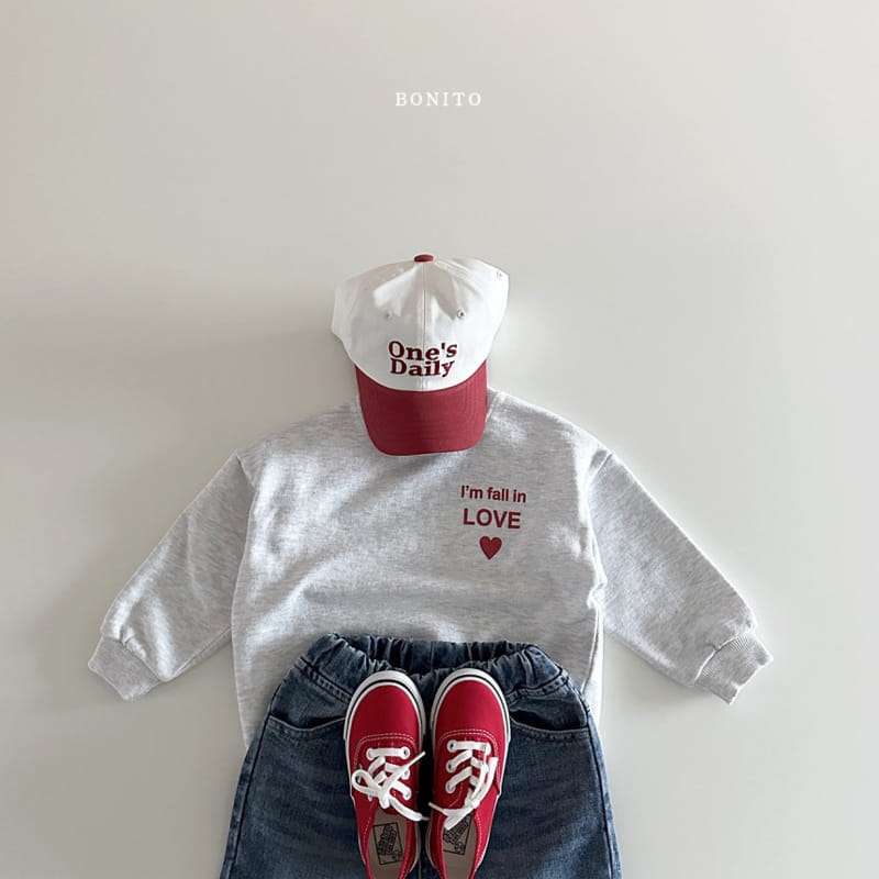 Bonito - Korean Baby Fashion - #babyclothing - Fall In Love Sweatshirt - 7