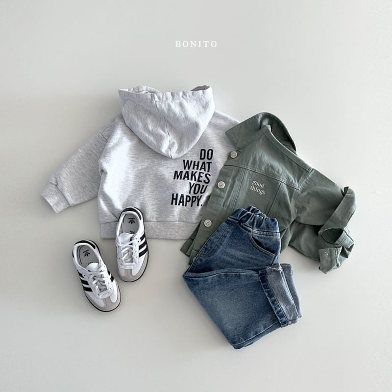 Bonito - Korean Baby Fashion - #babyoutfit - Cat Brushy Denim Pants - 8