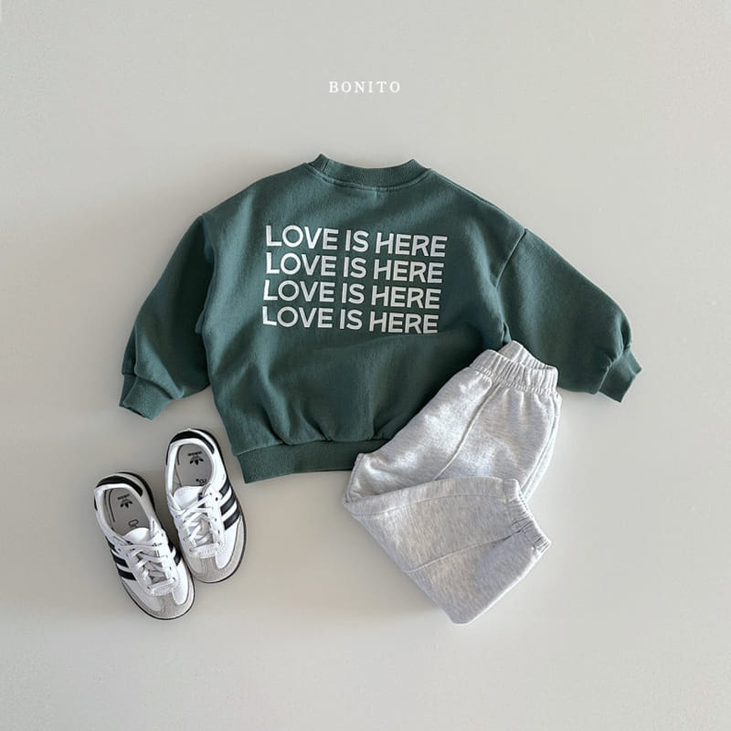 Bonito - Korean Baby Fashion - #babyoutfit - Love Is Here Sweatshirt - 5