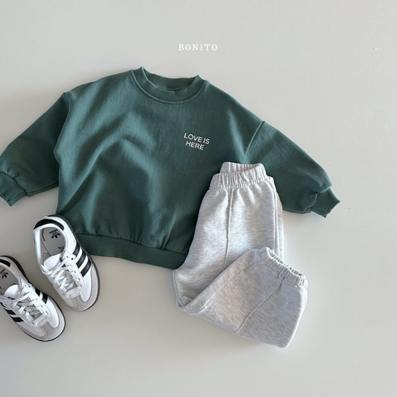 Bonito - Korean Baby Fashion - #babyoutfit - Love Is Here Sweatshirt - 6