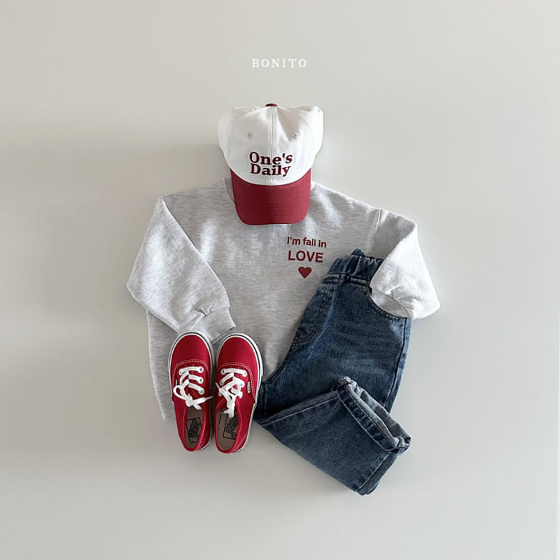 Bonito - Korean Baby Fashion - #babywear - Cat Brushy Denim Pants - 10