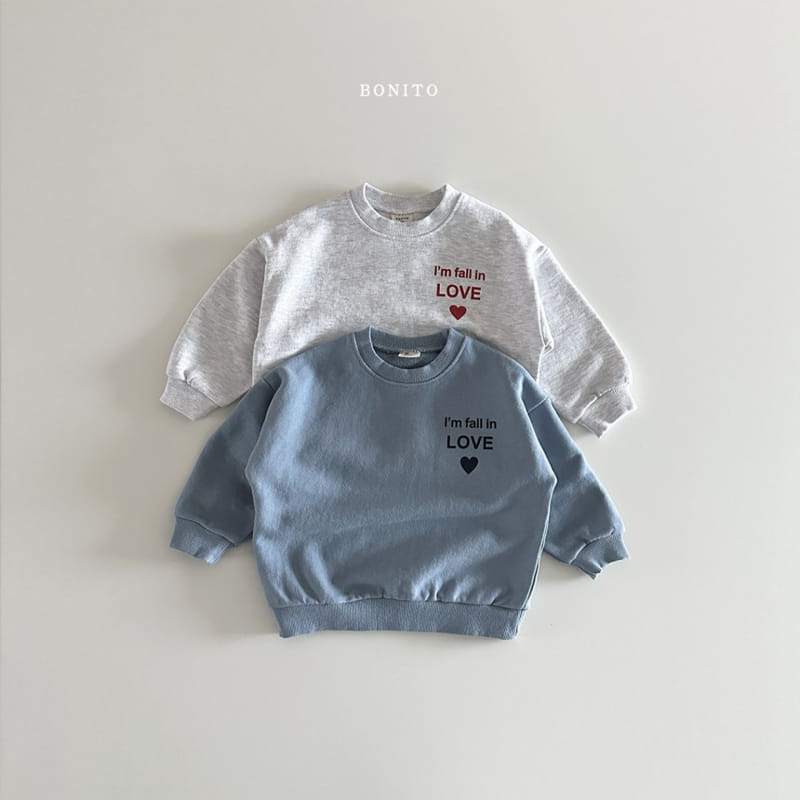 Bonito - Korean Baby Fashion - #babywear - Fall In Love Sweatshirt