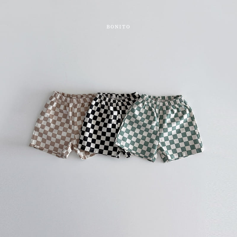 Bonito - Korean Children Fashion - #kidsshorts - CheckeR Board Shorts