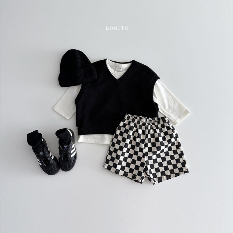 Bonito - Korean Children Fashion - #magicofchildhood - CheckeR Board Shorts - 6