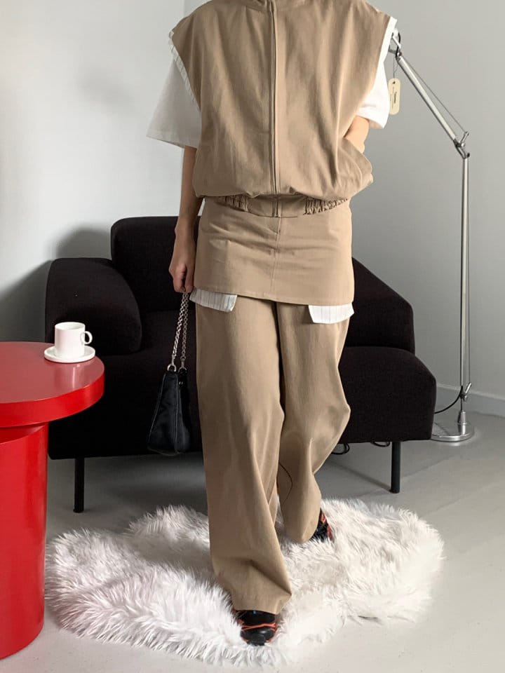 Bricklane - Korean Women Fashion - #momslook - ST Color Banding Vest - 9