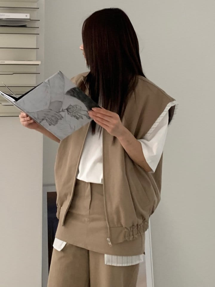 Bricklane - Korean Women Fashion - #womensfashion - ST Color Banding Vest - 8