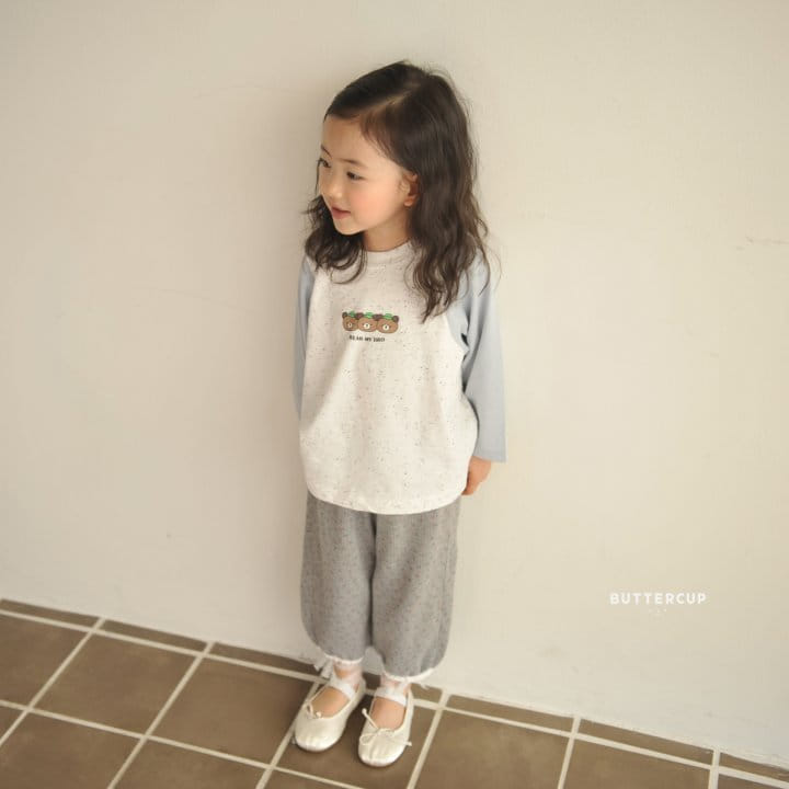 Buttercup - Korean Children Fashion - #kidsstore - Waffle Mini Flower Pants - 7