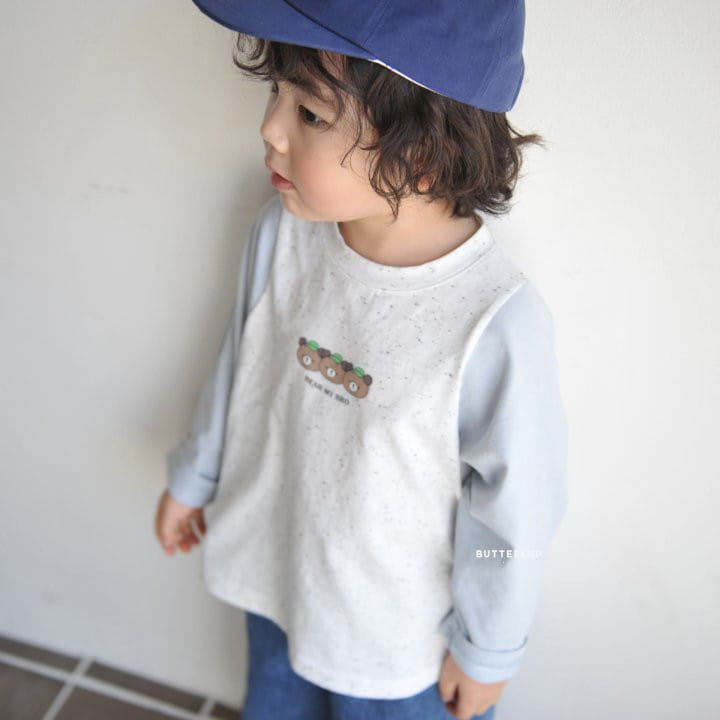 Buttercup - Korean Children Fashion - #prettylittlegirls - Three Bear Color Tee - 4