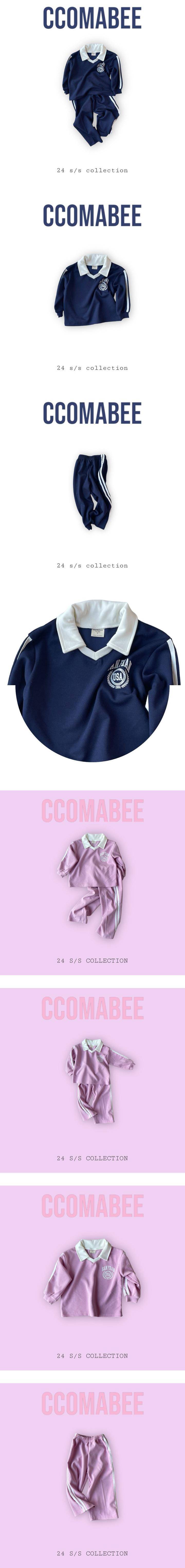 Ccomabee - Korean Children Fashion - #fashionkids - Luni Top Bottom Set - 2