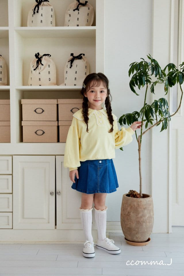 Ccommaj - Korean Children Fashion - #childrensboutique - Pring Girls Denim