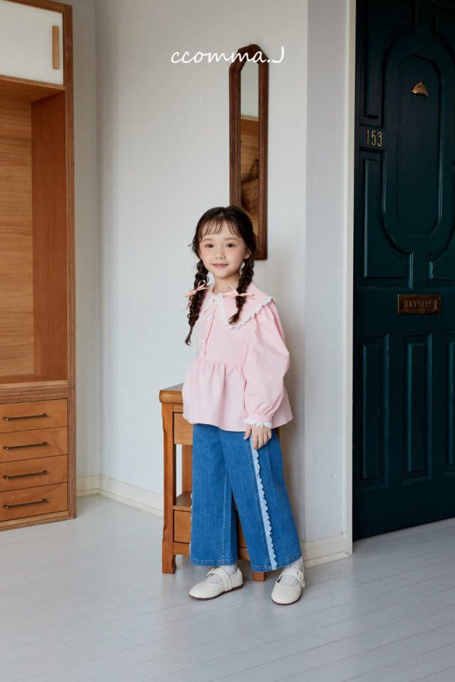 Ccommaj - Korean Children Fashion - #designkidswear - Lalisa Denim Pants - 4