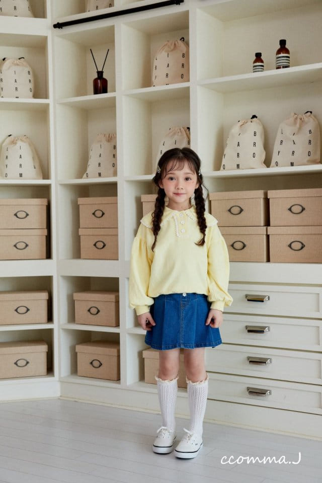 Ccommaj - Korean Children Fashion - #discoveringself - Pring Girls Denim - 3