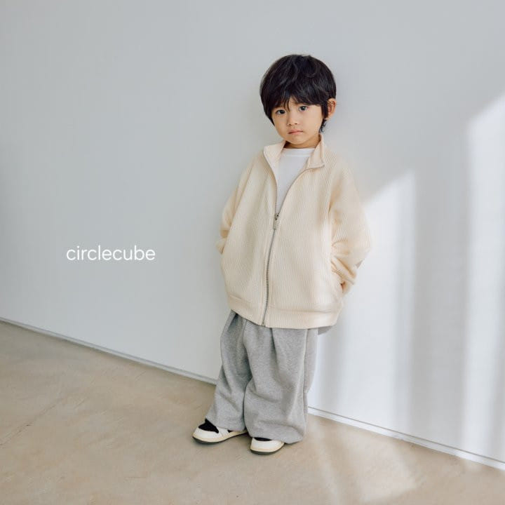 Circle Cube - Korean Children Fashion - #todddlerfashion - Milan Zip Up