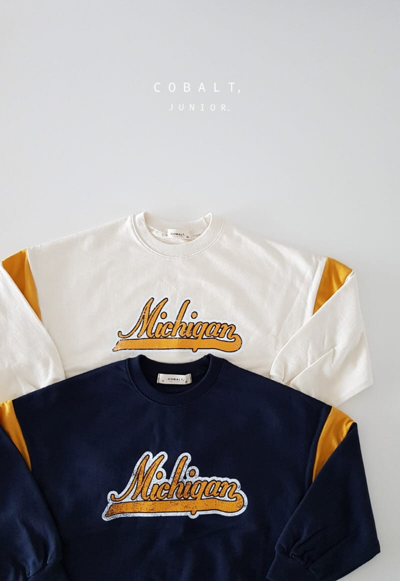 Cobalt - Korean Children Fashion - #Kfashion4kids - Michigan Sweatshirt - 6