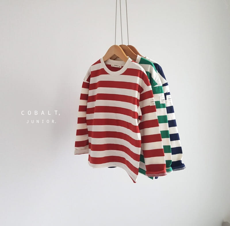 Cobalt - Korean Children Fashion - #childofig - Label Line Tee - 8