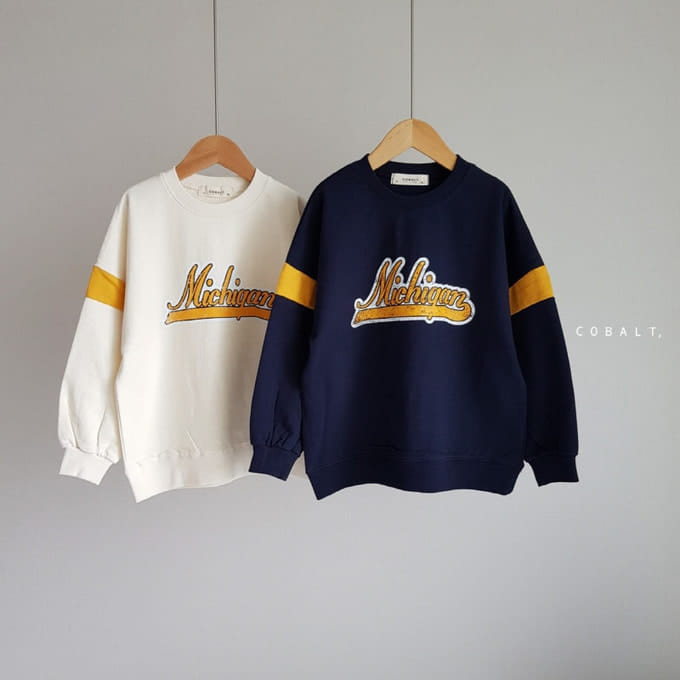 Cobalt - Korean Children Fashion - #discoveringself - Michigan Sweatshirt