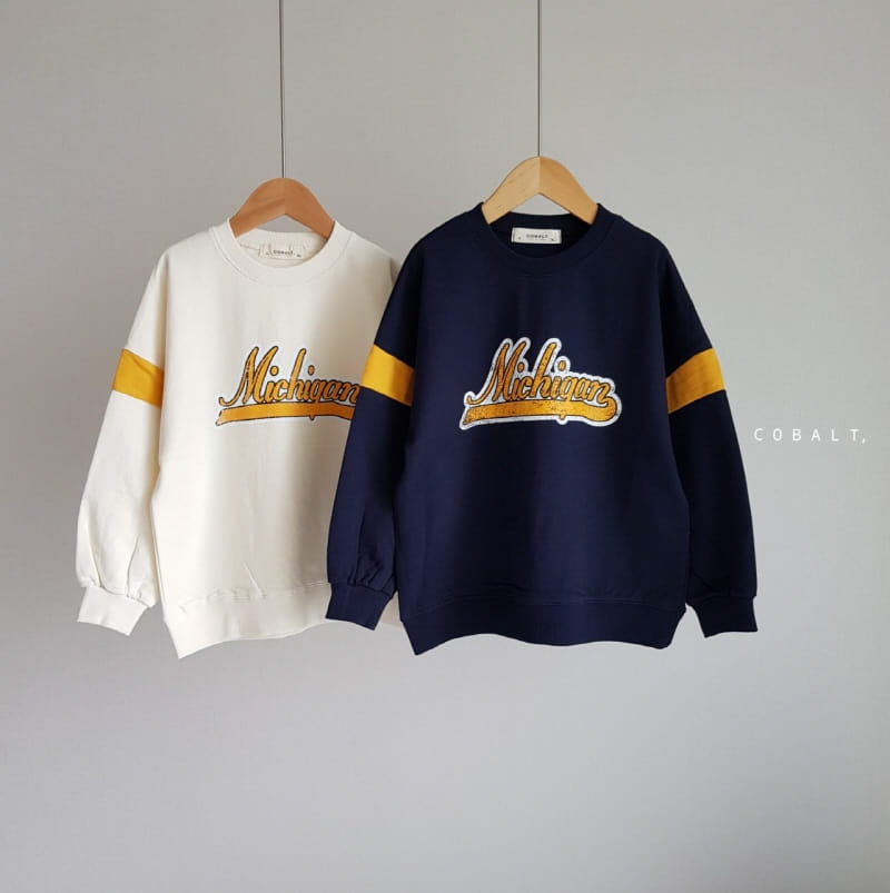 Cobalt - Korean Children Fashion - #fashionkids - Michigan Sweatshirt - 2