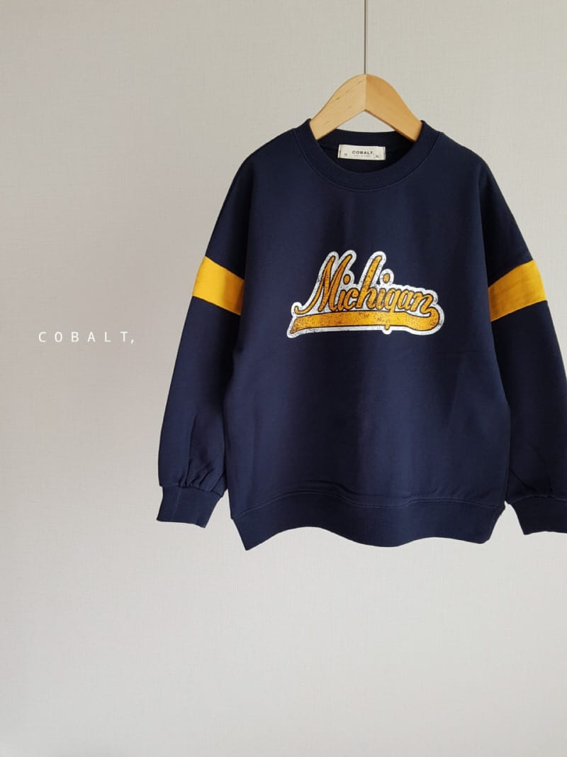 Cobalt - Korean Children Fashion - #minifashionista - Michigan Sweatshirt - 9