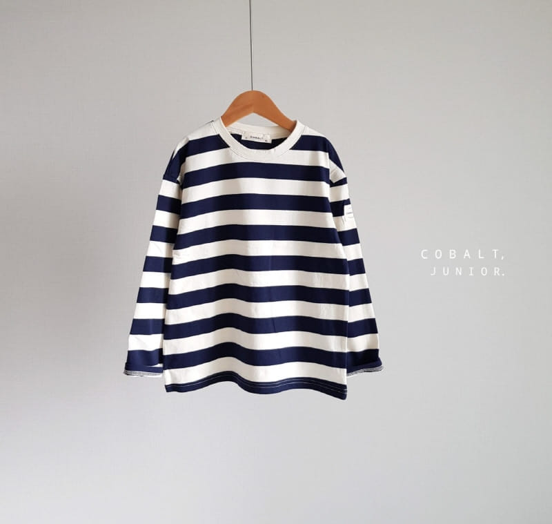 Cobalt - Korean Children Fashion - #prettylittlegirls - Label Line Tee - 7