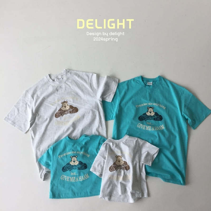 Delight - Korean Children Fashion - #childofig - Water Paint Bear Box Tee With Mom - 2