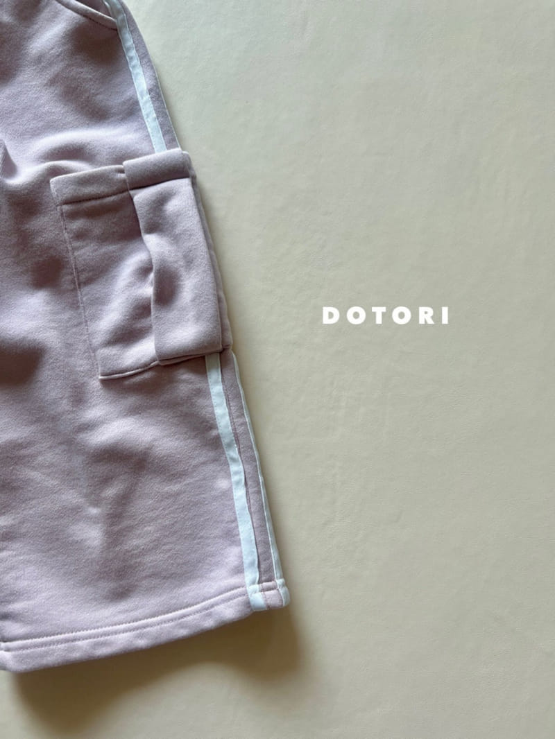 Dotori - Korean Children Fashion - #kidsstore - Big Pocket Tape Pants - 7
