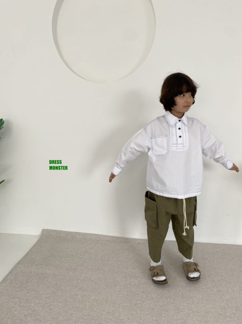 Dress Monster - Korean Children Fashion - #stylishchildhood - Convertible Crop Pants - 3