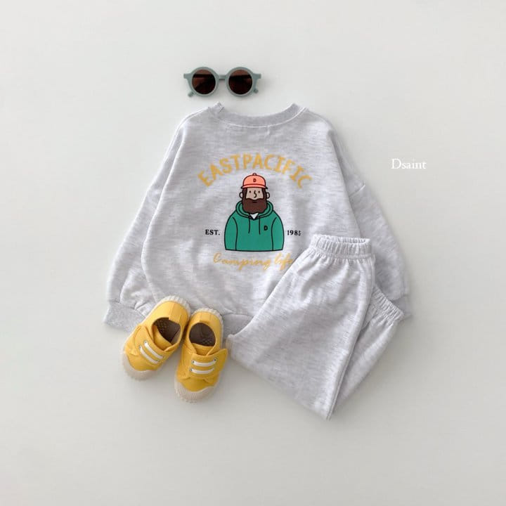 Dsaint - Korean Children Fashion - #discoveringself - Camping Life Top Bottom Set - 8