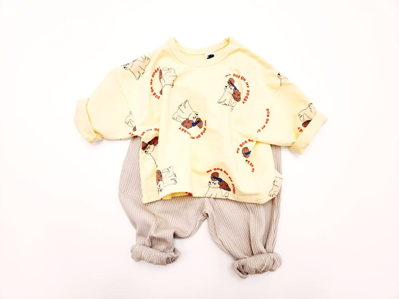 Ellykiki - Korean Children Fashion - #kidsshorts - My Dog Tee - 6