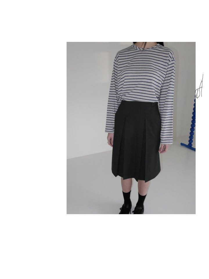 Enten - Korean Women Fashion - #momslook - Sea Stripe Tee - 7