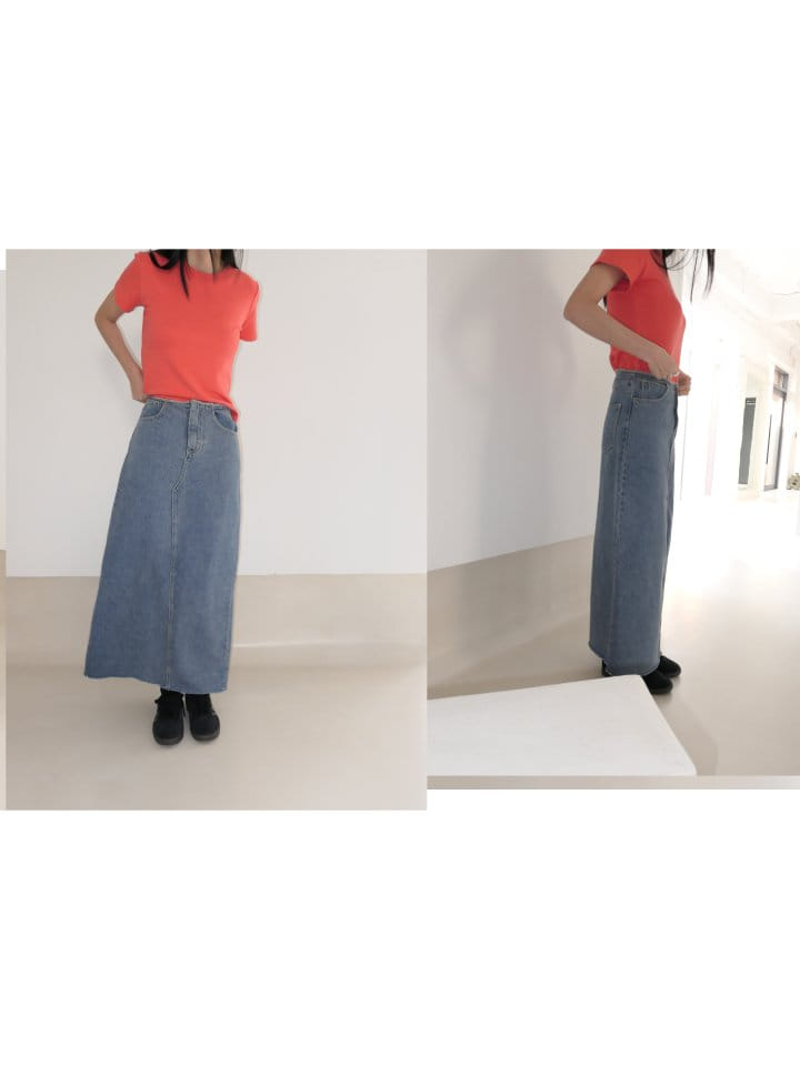 Enten - Korean Women Fashion - #momslook - Giselle Long Skirt - 6