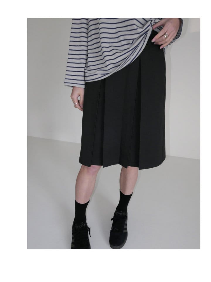 Enten - Korean Women Fashion - #momslook - Tera Wrinkle Skirt - 4