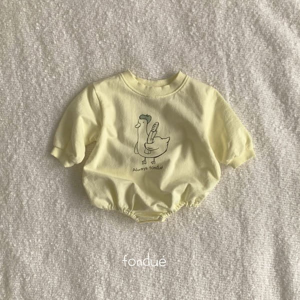 Fondue - Korean Baby Fashion - #babygirlfashion - Duck Body Suit