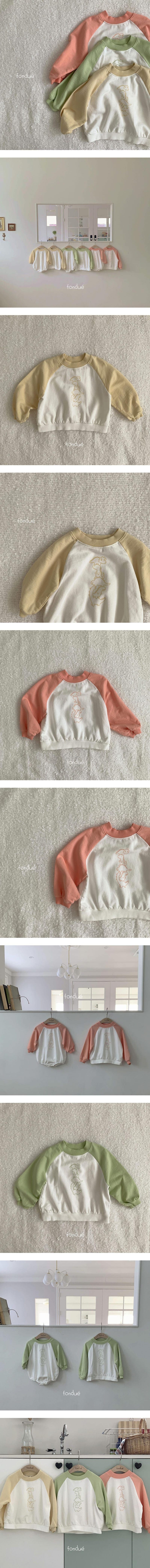 Fondue - Korean Children Fashion - #kidzfashiontrend - Dinp Top Sweatshirt - 2