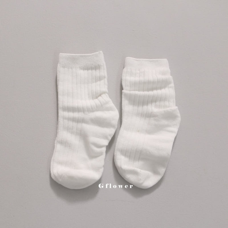 G Flower - Korean Children Fashion - #Kfashion4kids - Girl Rib Socks Set - 8