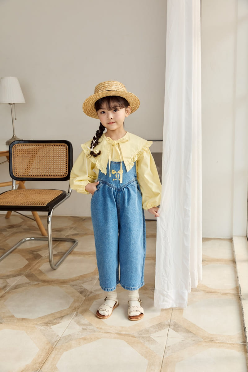 Ggomare - Korean Children Fashion - #childrensboutique - Remi Frill Blouse - 3