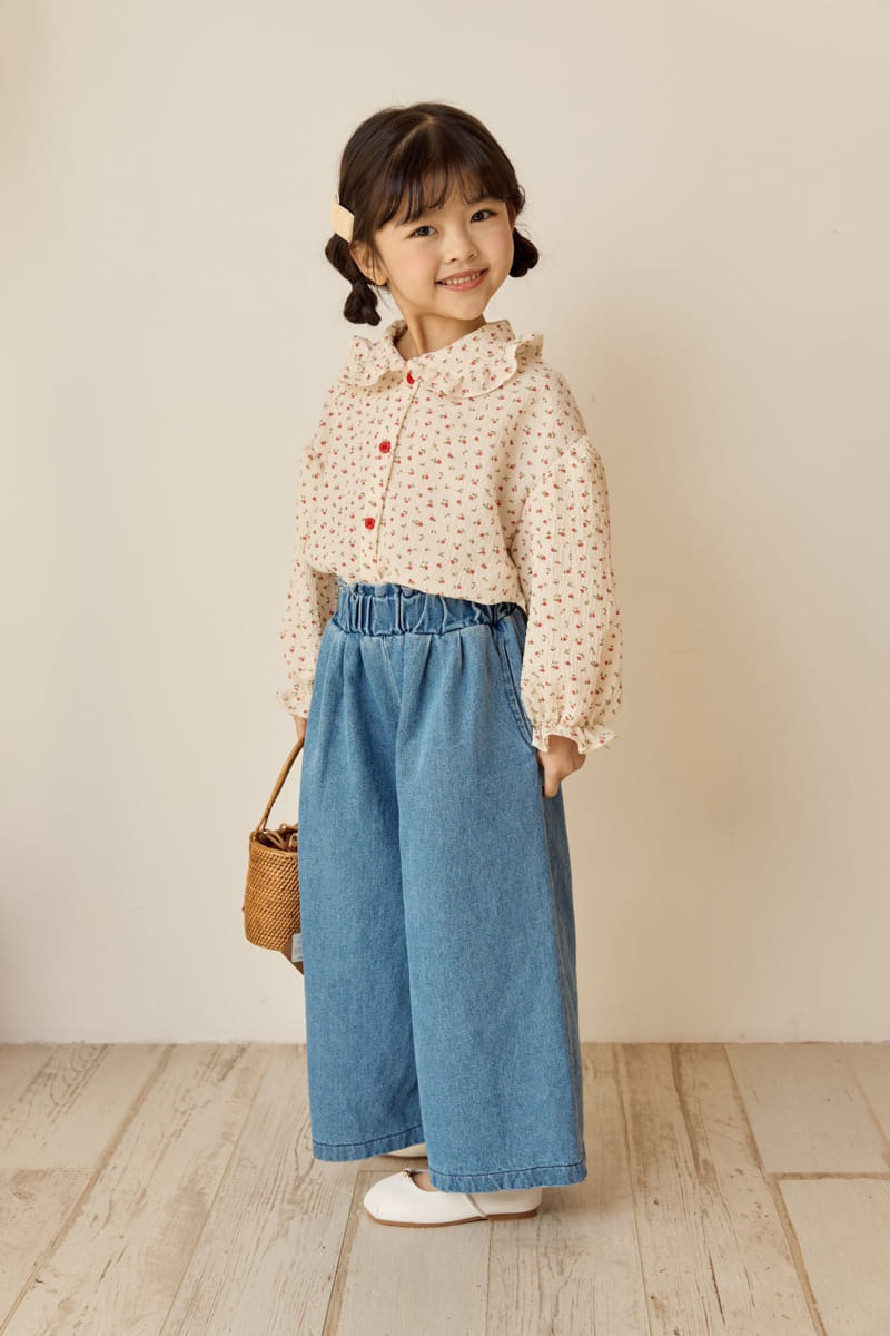 Ggomare - Korean Children Fashion - #fashionkids - Small Flower Blouse - 8