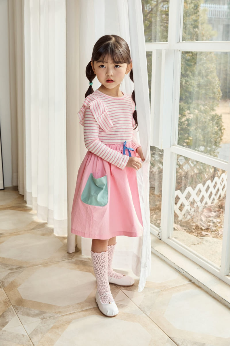 Ggomare - Korean Children Fashion - #kidsshorts - Block Skirt - 3
