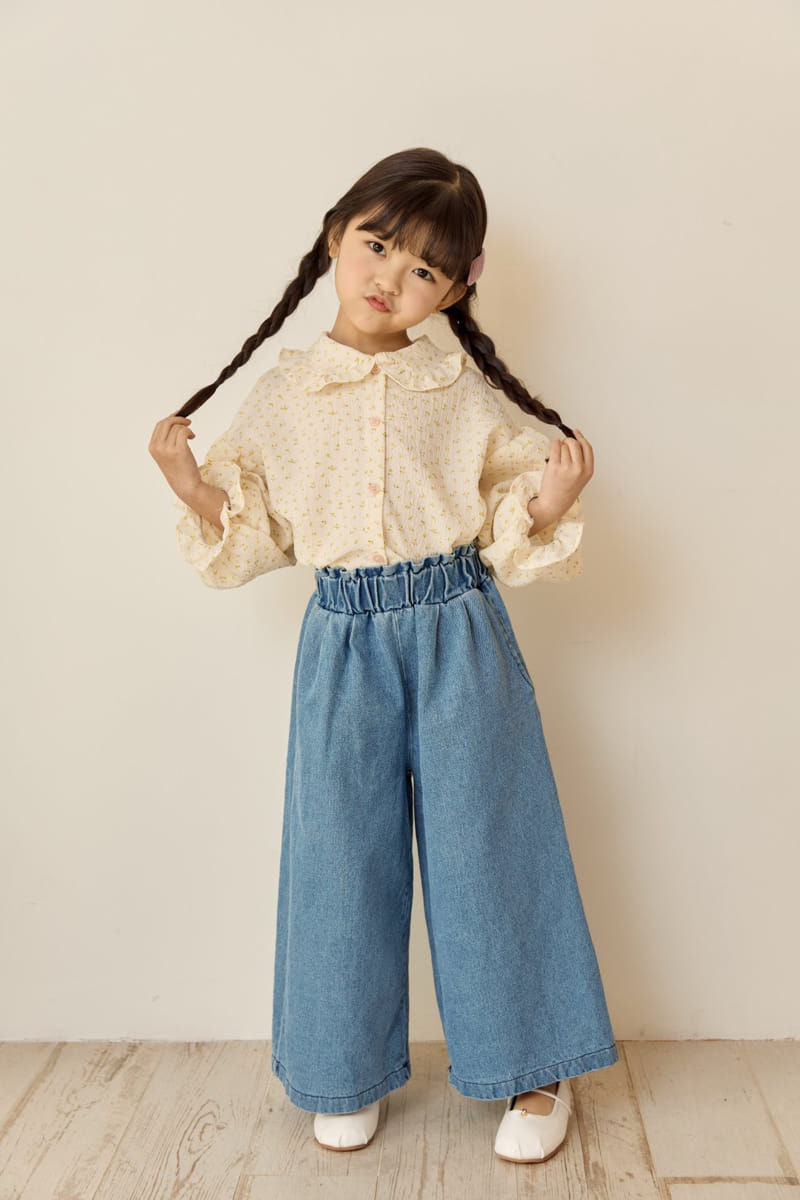 Ggomare - Korean Children Fashion - #kidsstore - Small Flower Blouse - 10