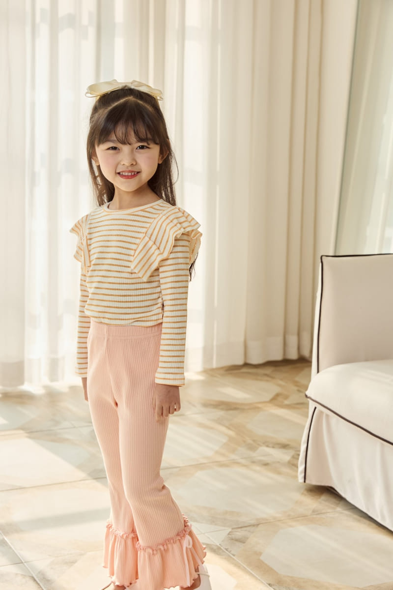 Ggomare - Korean Children Fashion - #magicofchildhood - Petite Ribbon Boots Cut Pants